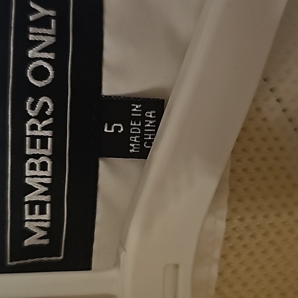 Members Only jacket size 5 yellow/blue/white - Picture 4 of 7